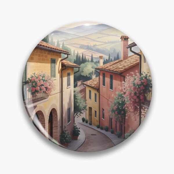 Item preview, Petritoli: Early Summer Morning in Marche designed and sold by LSVart.