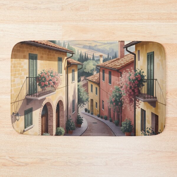 Item preview, Petritoli: Early Summer Morning in Marche designed and sold by LSVart.