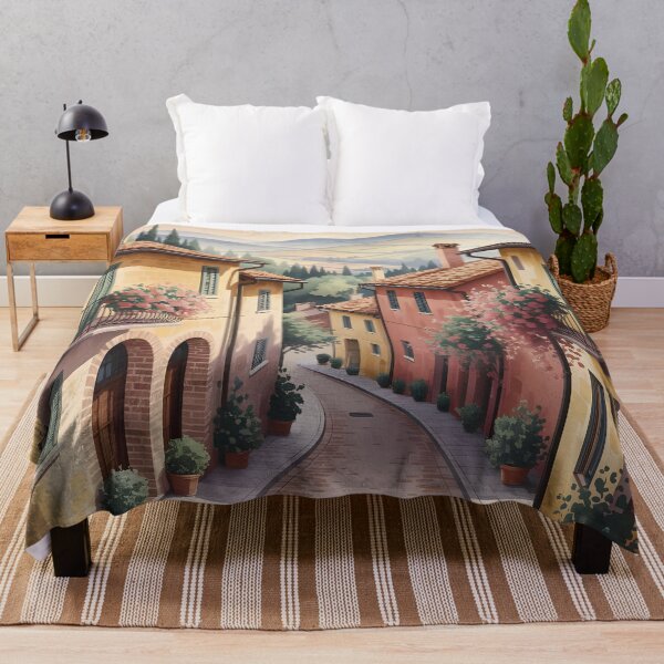 Item preview, Petritoli: Early Summer Morning in Marche designed and sold by LSVart.