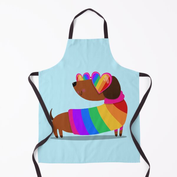 Item preview, Rainbow Dachshund Dog designed and sold by poket.piktures.