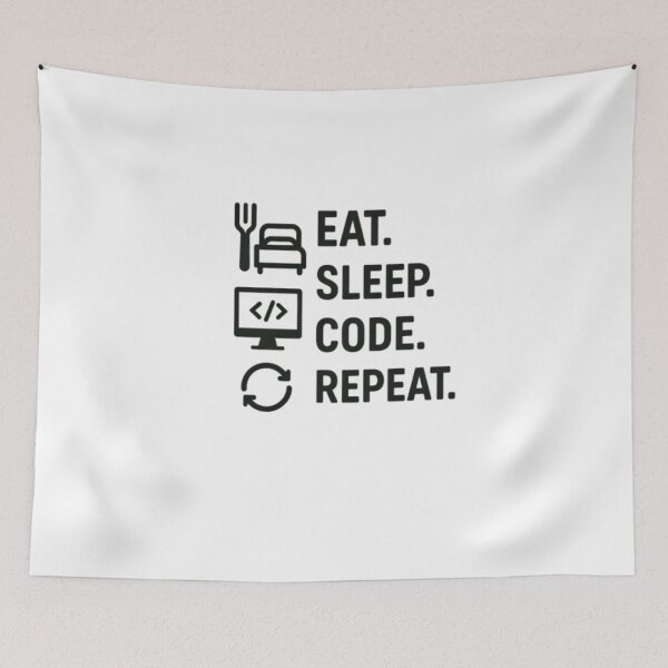 Item preview, Eat, Sleep, Code, repeat designed and sold by Day Dreamer.