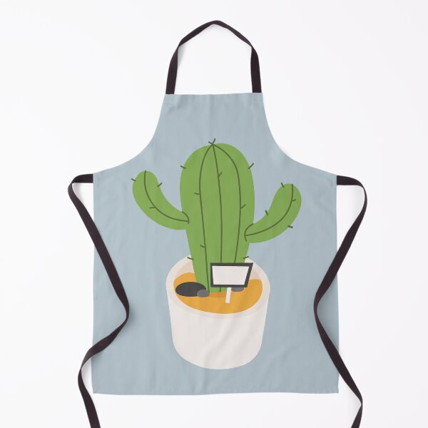 Item preview, Flat Design Illustration with Cactus Pot designed and sold by AlginaPugachova.