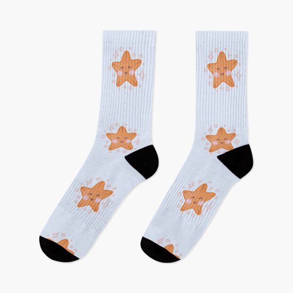 Item preview, cute smiling starfish designed and sold by winterpumpkin.