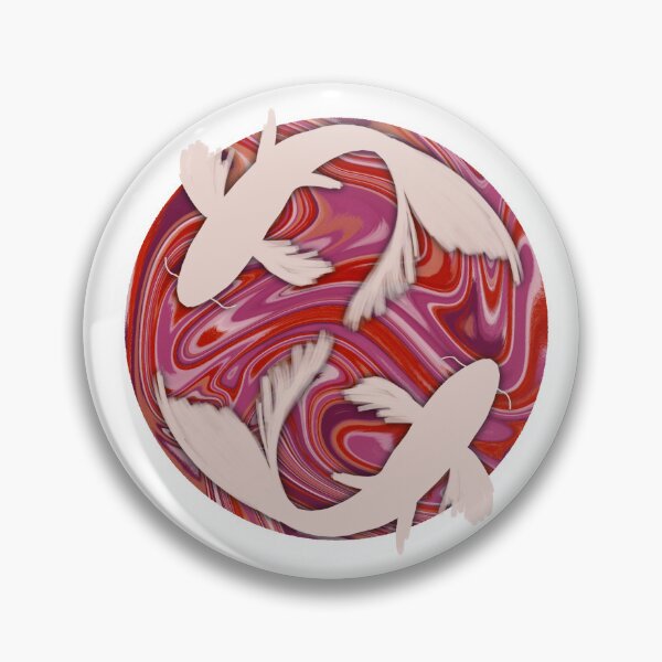 Item preview, Pride Koi: Lesbian Flag Discrete designed and sold by cetfish.