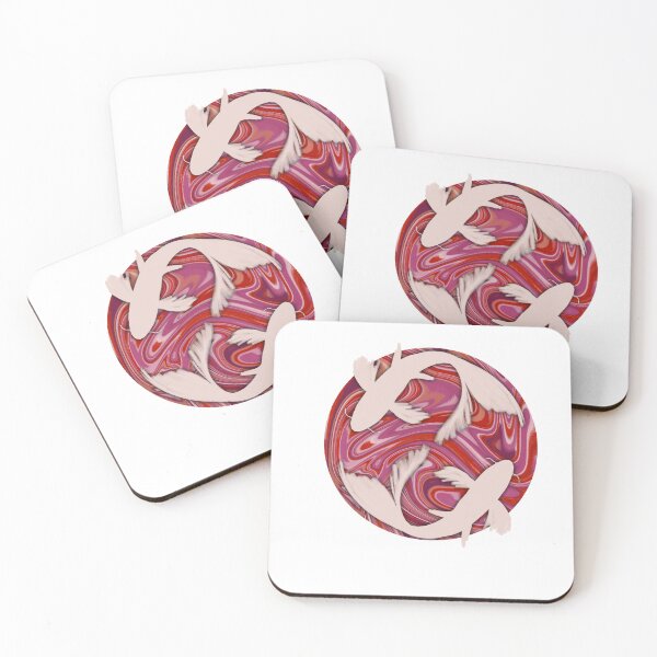 Item preview, Pride Koi: Lesbian Flag Discrete designed and sold by cetfish.