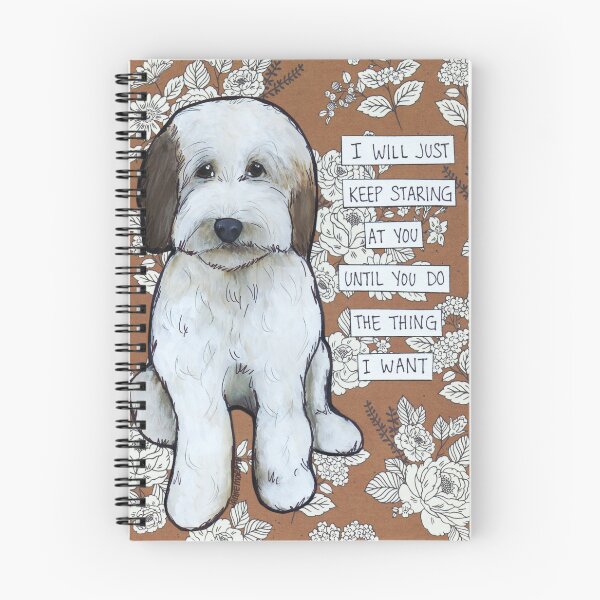 Item preview, Keep Staring, doodle dog hand created art designed and sold by jamiemorathart.