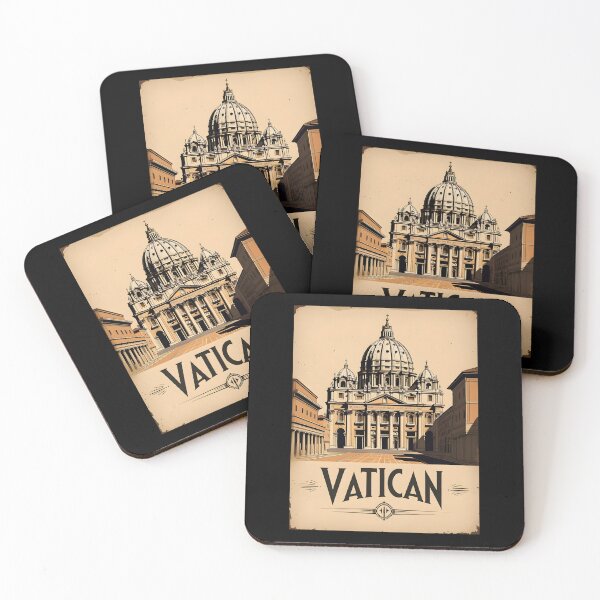 Item preview, A Vintage Illustration of the Vatican designed and sold by GoodOldVintage.