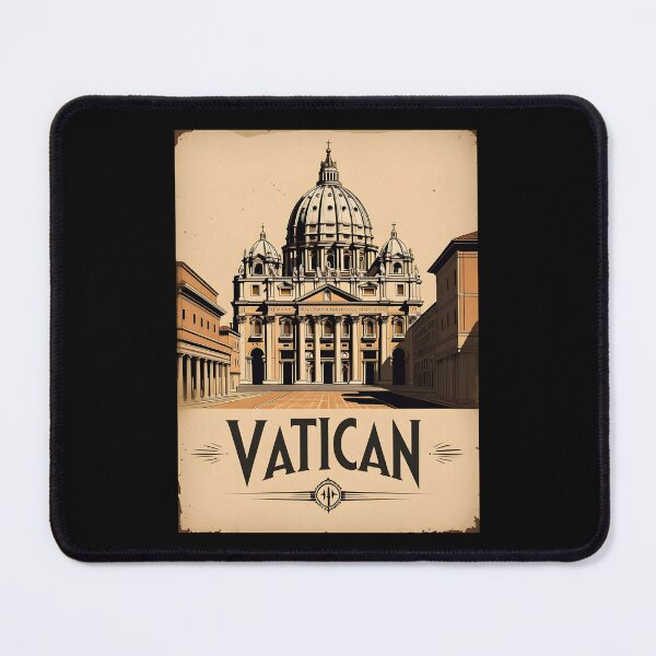 Item preview, A Vintage Illustration of the Vatican designed and sold by GoodOldVintage.