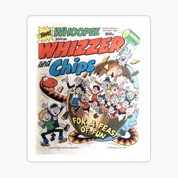 Item preview, Whoopee and Whizzer and Chips Comics Tribute designed and sold by IanBakerToons.