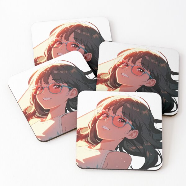 Item preview, Sunset Serenity - Anime Girl Summer Vibes designed and sold by RehanInkDesigns.