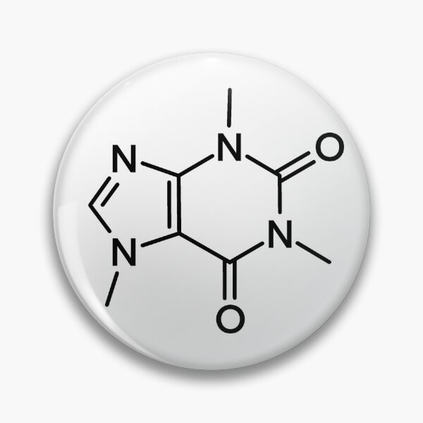 Item preview, Caffeine Molecule designed and sold by ashyssciencedesigns.