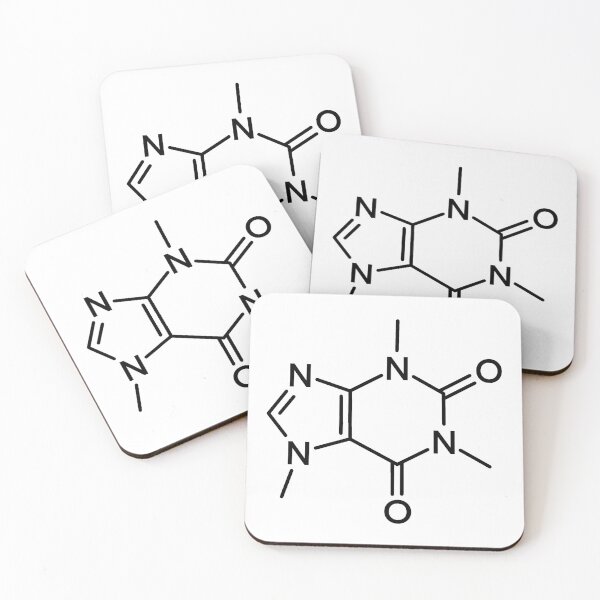 Item preview, Caffeine Molecule designed and sold by ashyssciencedesigns.