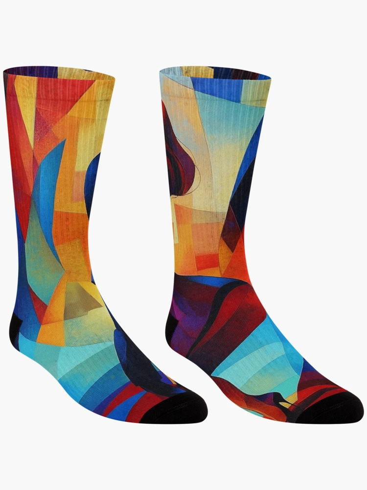 Thumbnail 3 of 5, Socks, Abstract Couple Dancing designed and sold by Rtymer.
