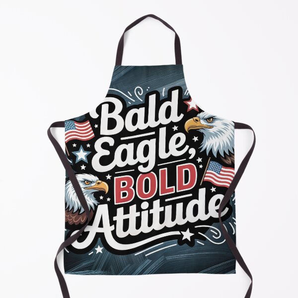 Item preview, Bald Eagle, BOLD Attitude Graphic Design designed and sold by ForeverPrintsOK.