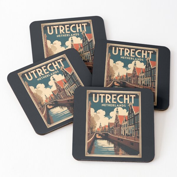 Item preview, A Vintage Illustration of Utrecht - Netherlands  designed and sold by GoodOldVintage.