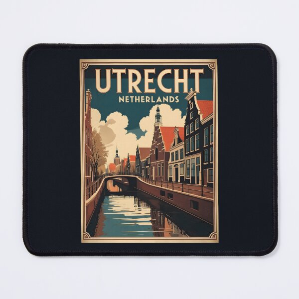 Item preview, A Vintage Illustration of Utrecht - Netherlands  designed and sold by GoodOldVintage.