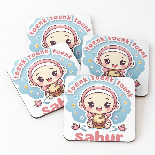 Item preview, Toenk Toenk Toenk Sahur Op! – Cute Wake-Up Call Ramadan Design designed and sold by MangaVixens.
