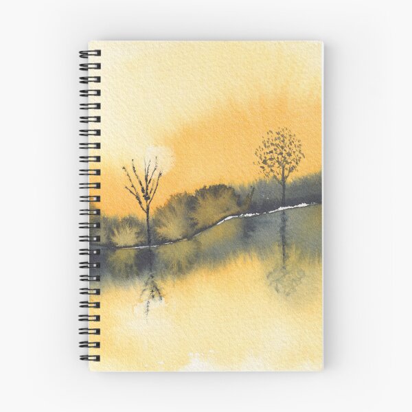 Item preview, Dramatic Sunset Loose Landscape designed and sold by The Elderberry Blossom.