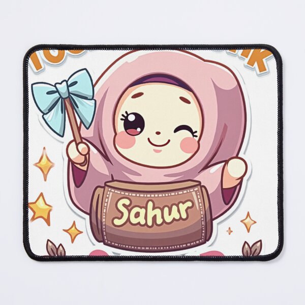 Item preview, Toenk Toenk Toenk Sahur Op! – Cute Wake-Up Call Ramadan Design designed and sold by MangaVixens.