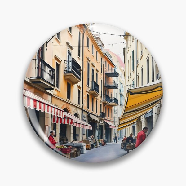 Item preview, Palermo Old Town Market Streets: Dawn Awakening designed and sold by LSVart.