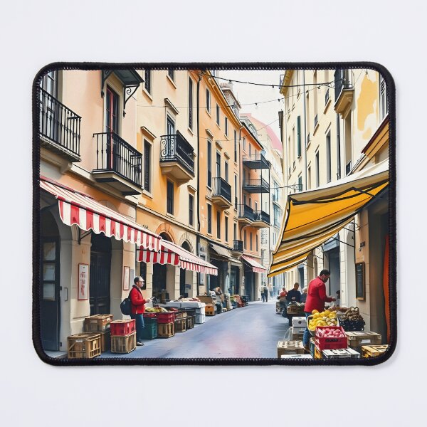 Item preview, Palermo Old Town Market Streets: Dawn Awakening designed and sold by LSVart.