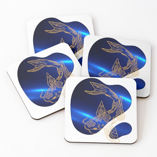 Item preview, "Blue Flow Koi" – Serenity in Motion designed and sold by Armagan Design.