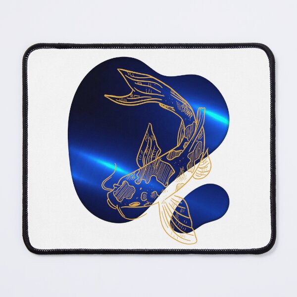 Item preview, "Blue Flow Koi" – Serenity in Motion designed and sold by Armagan Design.