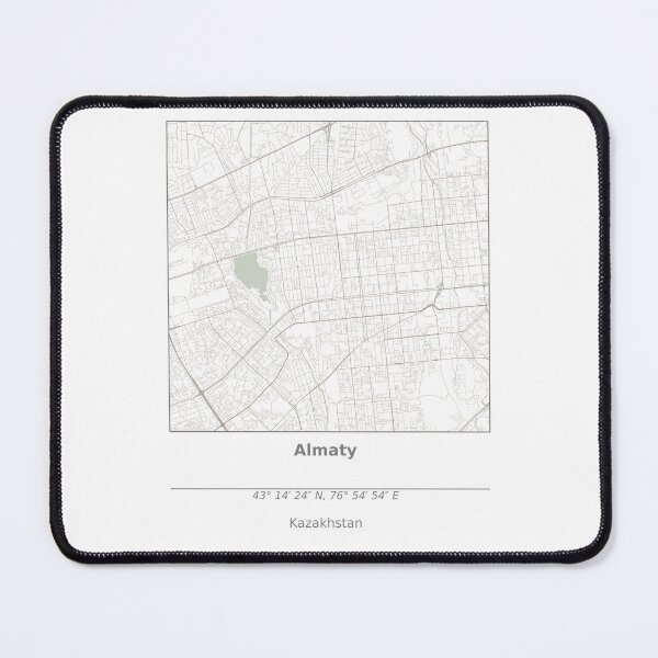 Item preview, Topography of Almaty designed and sold by JohnnysHeath.