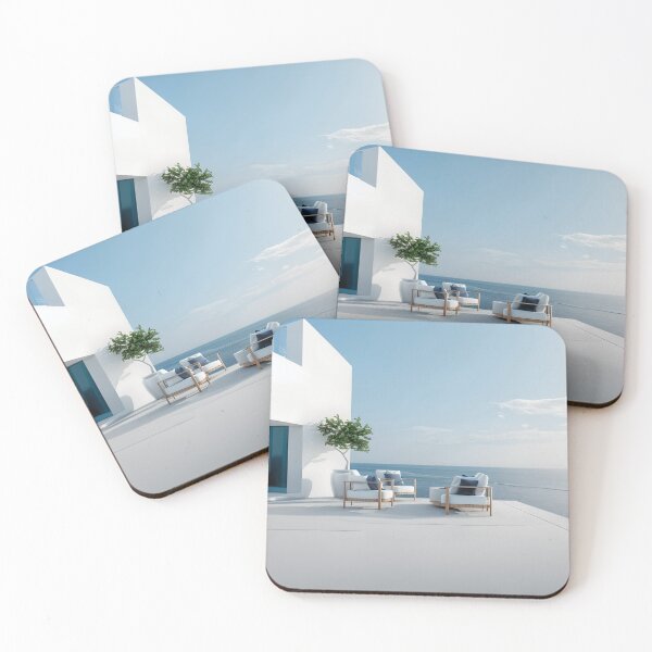 Item preview, Elegant terrace overlooking the ocean designed and sold by Made-by-Gus.