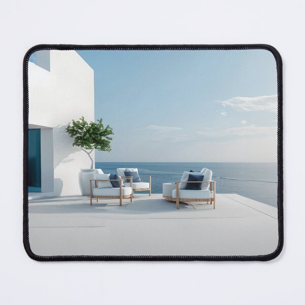 Item preview, Elegant terrace overlooking the ocean designed and sold by Made-by-Gus.