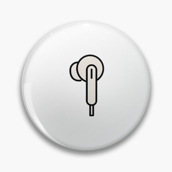 Item preview, Minimalist Earbud Icon – Clean Line Music Symbol designed and sold by Alphakenon.