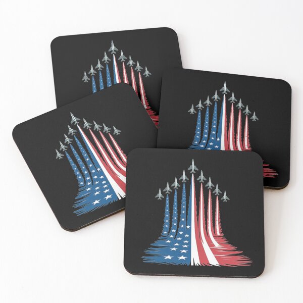 Item preview, Patriotic Air Force Jets with American Flag Trails Military Art designed and sold by love3617.