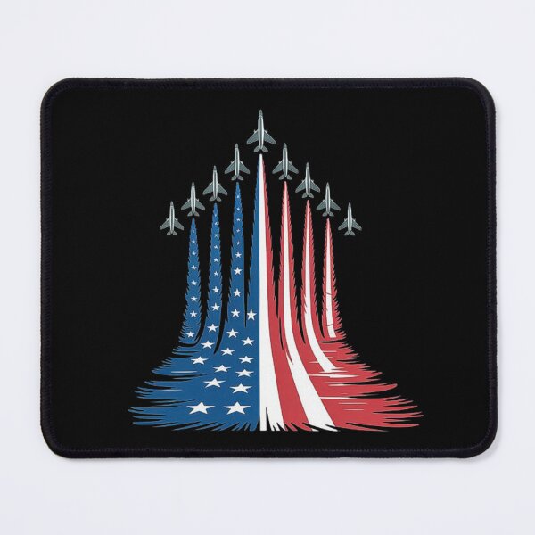 Item preview, Patriotic Air Force Jets with American Flag Trails Military Art designed and sold by love3617.