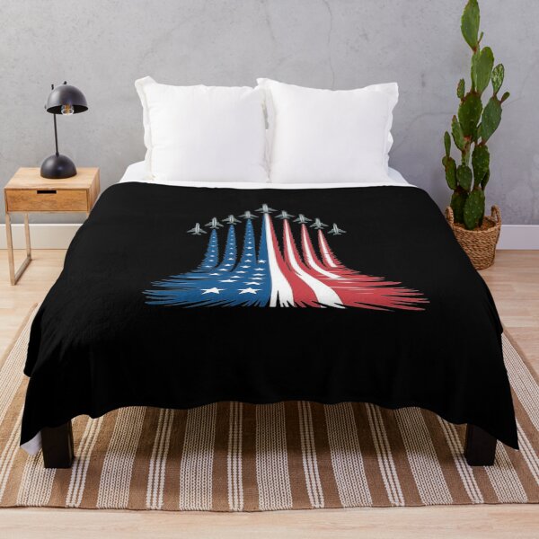Item preview, Patriotic Air Force Jets with American Flag Trails Military Art designed and sold by love3617.