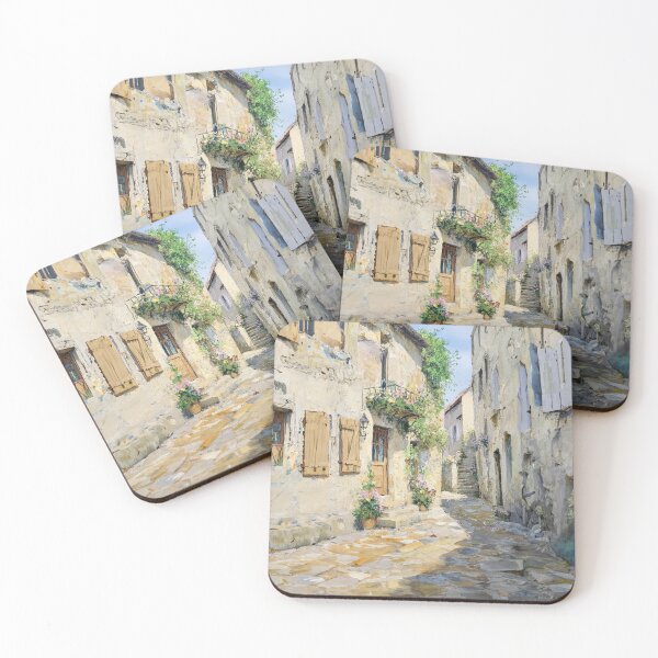 Item preview, Narrow alley through a village in southern Europe designed and sold by Made-by-Gus.