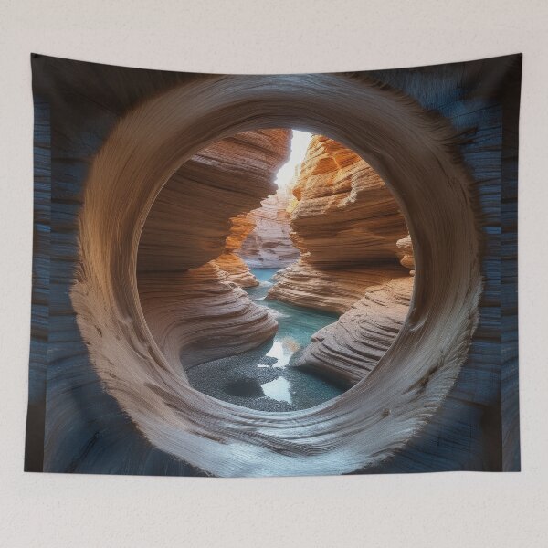 Item preview,  Glimpse into a Canyon Art Home Decor and Puzzle designed and sold by Spectime.