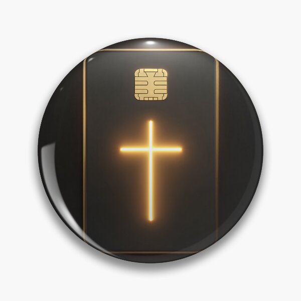 Item preview, Neon Cross SIM Card – Minimalist Tech and Faith Fusion Design designed and sold by Alphakenon.