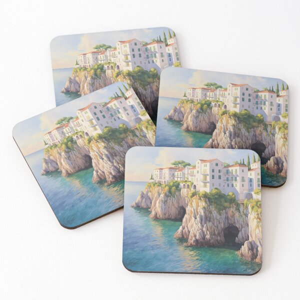 Item preview, Polignano a Mare: Late Spring Golden Evening designed and sold by LSVart.