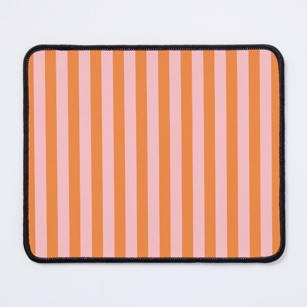 Item preview, Narrow Stripes Vertical Pattern in Orange and Blush Pink designed and sold by kierkegaard.