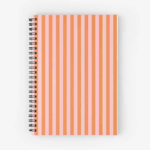 Item preview, Narrow Stripes Vertical Pattern in Orange and Blush Pink designed and sold by kierkegaard.