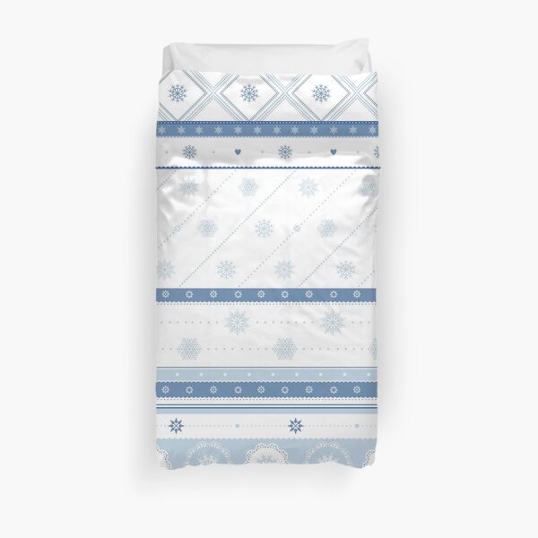 Frosty Snowflakes Duvet Cover