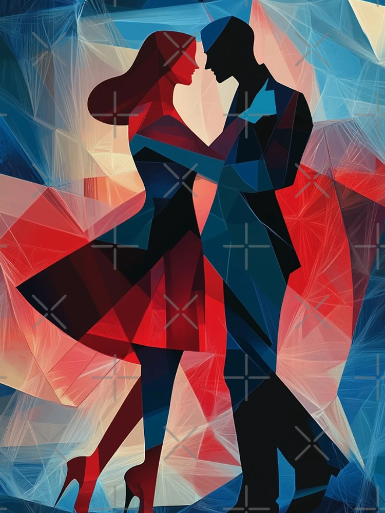 Thumbnail 4 of 4, iPhone Case, Abstract Couple Dancing designed and sold by Rtymer.