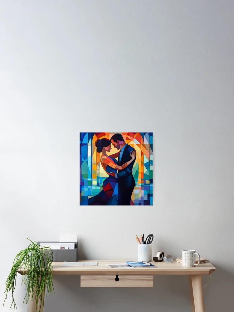 Thumbnail 2 of 3, Poster, Abstract Couple Dancing designed and sold by Rtymer.