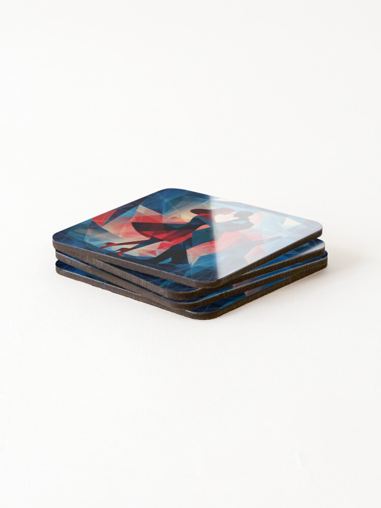 Thumbnail 4 of 5, Coasters (Set of 4), Abstract Couple Dancing designed and sold by Rtymer.