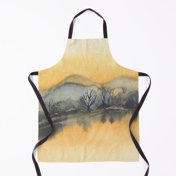 Item preview, Mountain Lake in Sunset designed and sold by The Elderberry Blossom.