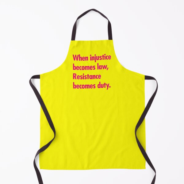 Item preview, When injustice becomes law Resistance becomes Duty - hot pink designed and sold by Thelittlelord.