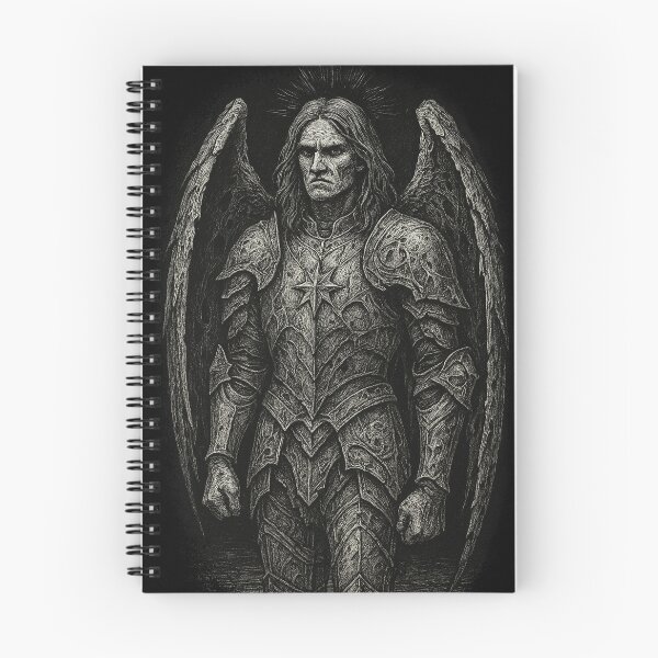 Item preview, Lucifer the Fallen Morning Star Gothic Engraving Style designed and sold by Isolde Gravieraine.