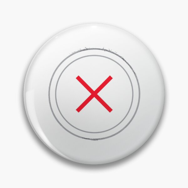 Item preview, Red X in Circle – Minimalist Error Symbol Design designed and sold by Alphakenon.