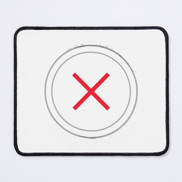 Item preview, Red X in Circle – Minimalist Error Symbol Design designed and sold by Alphakenon.