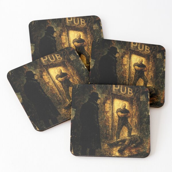 Item preview, The Bouncer – Watchmen-Inspired Urban Noir Vigilante designed and sold by ResidualInk.
